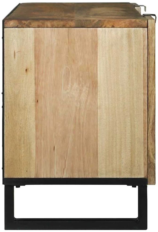 TV staliukas TV vienetai 105 x 33 x 46 cm Ruda Apdirbta mediena