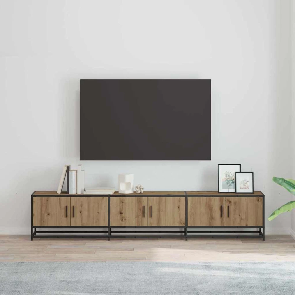 TV staliukas TV vienetai 210 x 35 x 41 cm Amatininkų ąžuolas