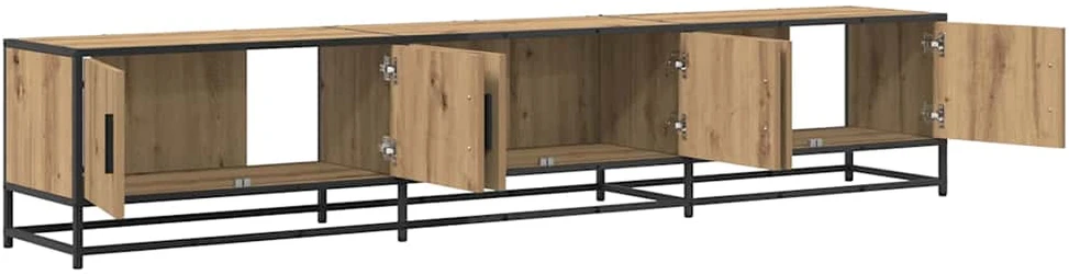 TV staliukas TV vienetai 210 x 35 x 41 cm Amatininkų ąžuolas