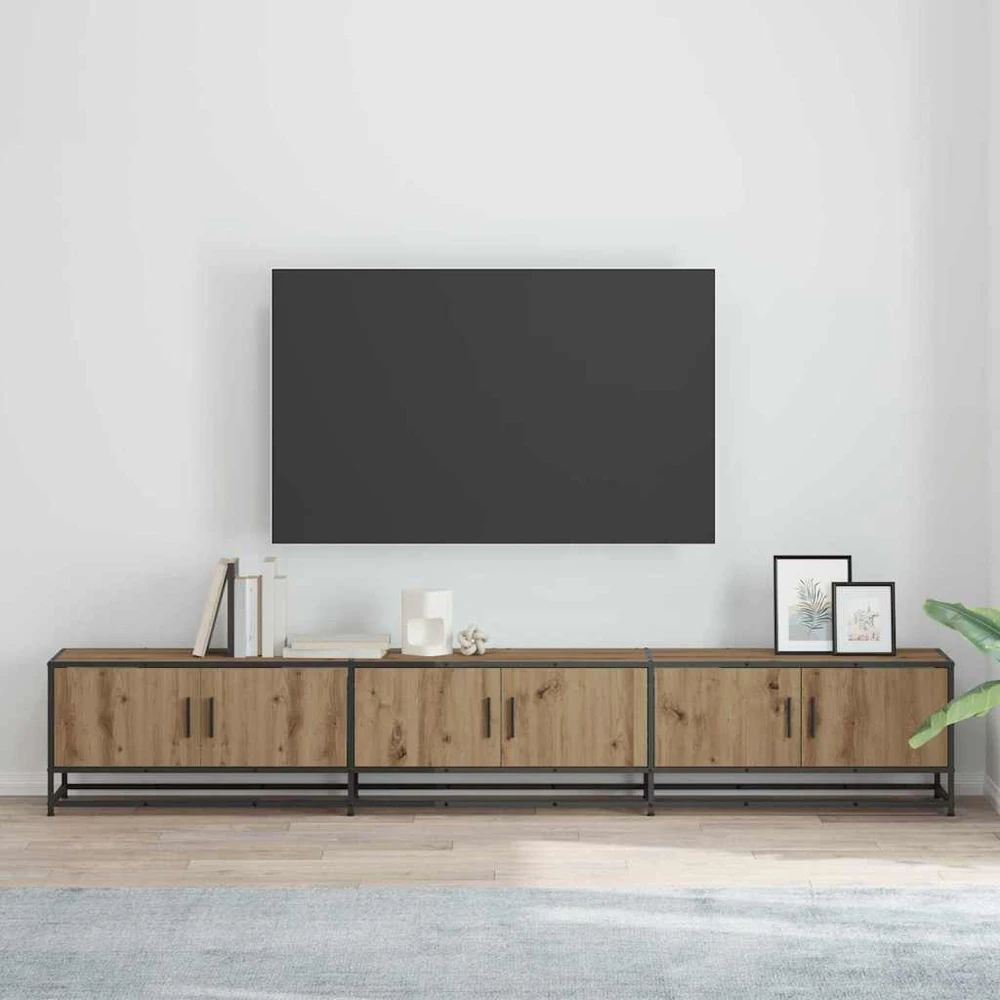 TV staliukas TV vienetai 240 x 35 x 41 cm Amatininkų ąžuolas