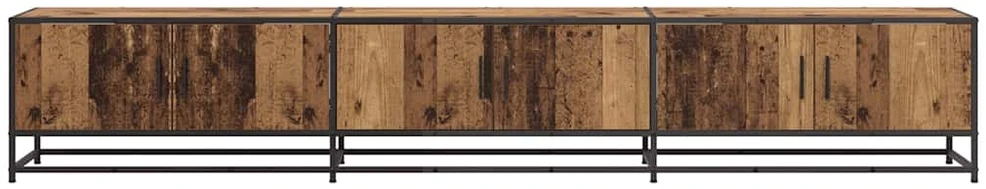 TV staliukas TV vienetai 240 x 35 x 41 cm Senovinis medis Apdirbta mediena