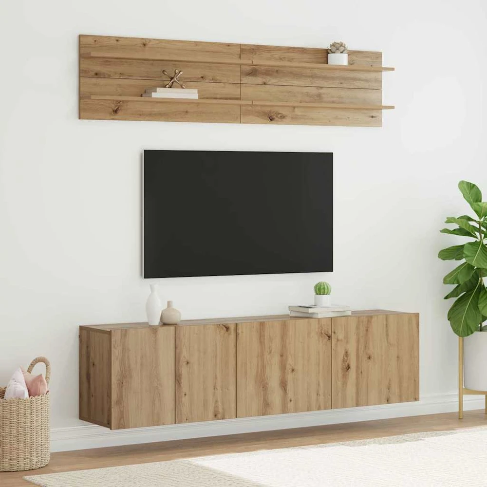 TV staliukas TV vienetai 6 vnt. artisano ąžuolo Apdirbta mediena