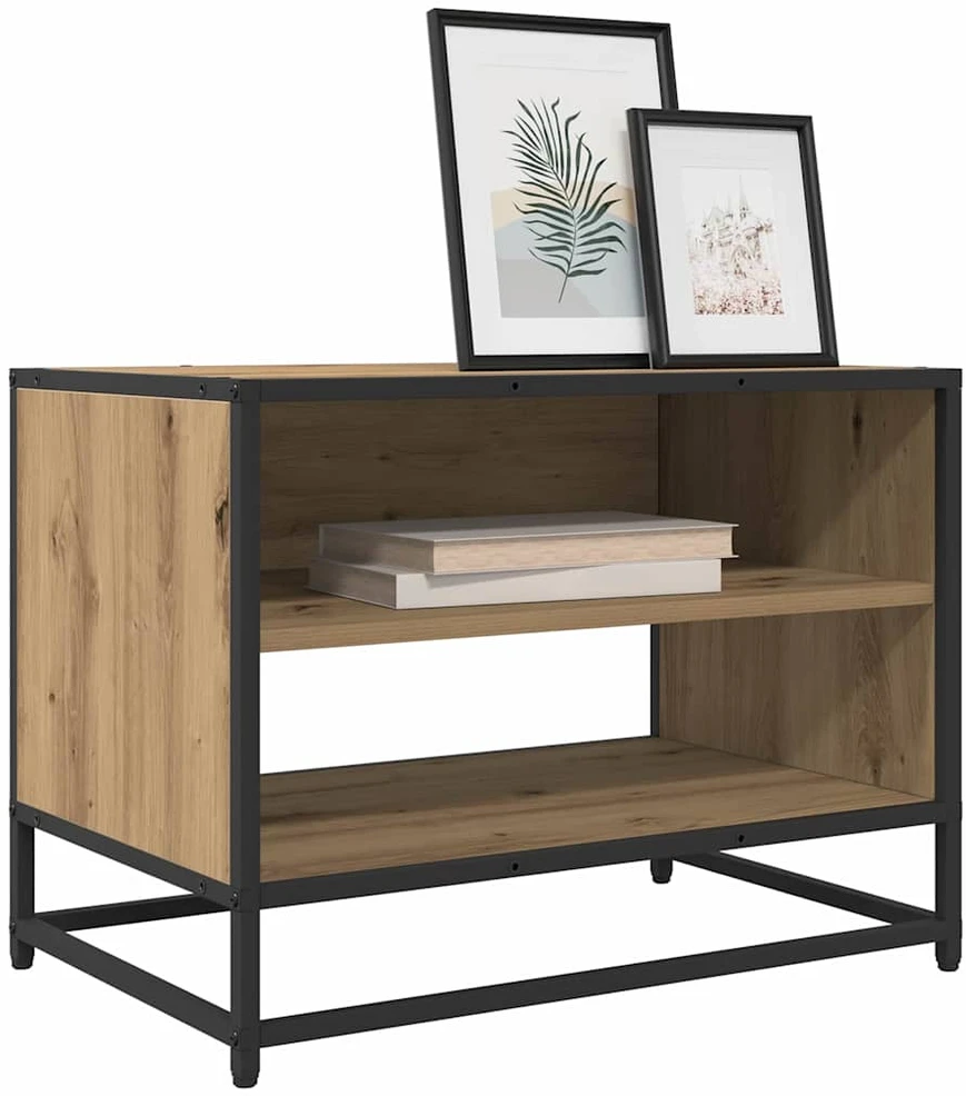 TV staliukas TV vienetai 61 x 40 x 46 cm Amatininkų ąžuolas Apdirbta mediena