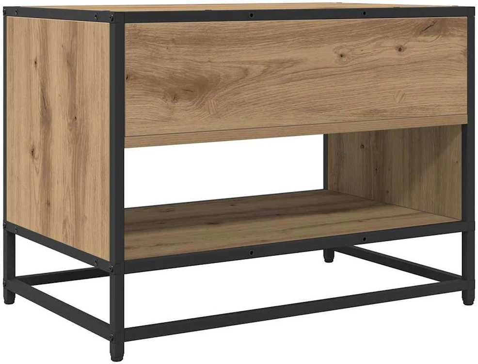 TV staliukas TV vienetai 61 x 40 x 46 cm Amatininkų ąžuolas Apdirbta mediena