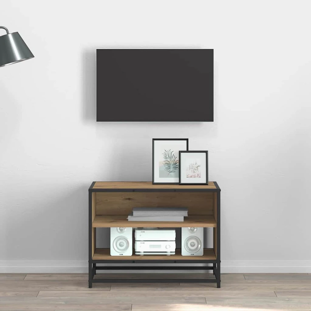 TV staliukas TV vienetai 61 x 40 x 46 cm Amatininkų ąžuolas Apdirbta mediena