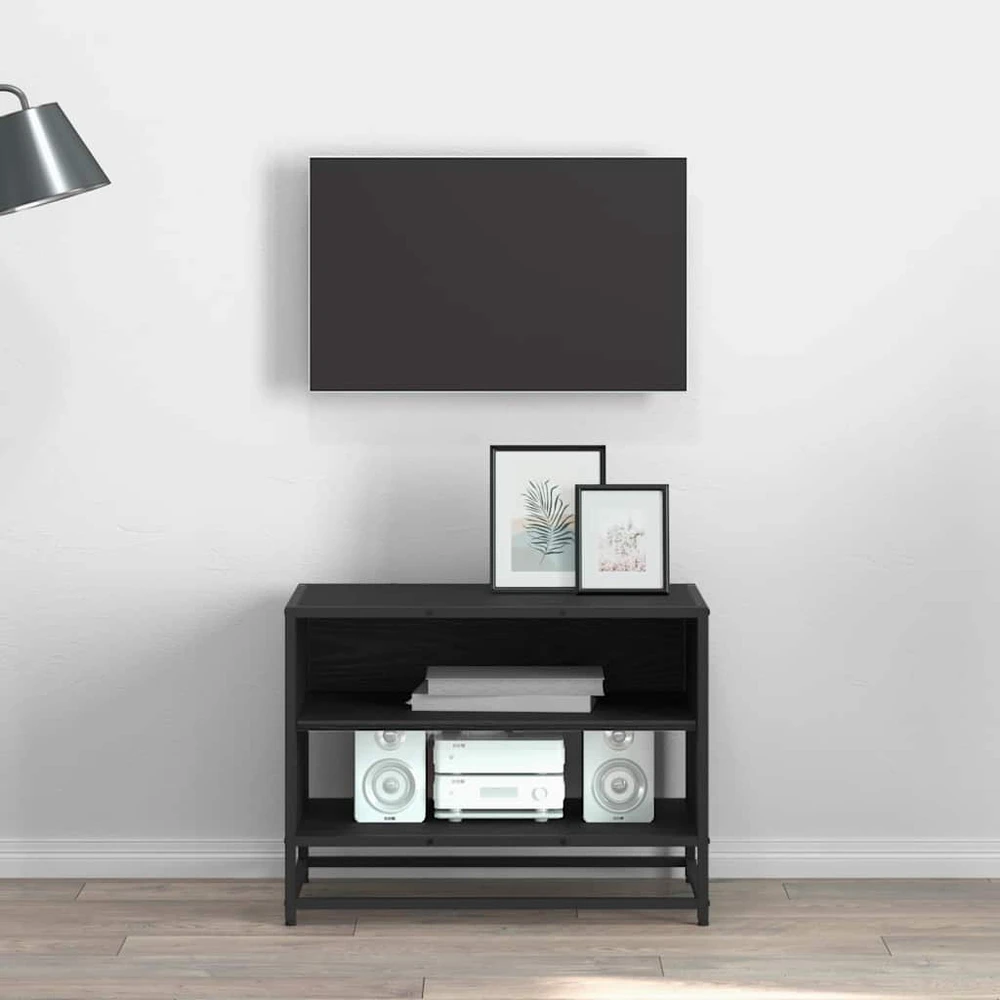 TV staliukas TV vienetai 61 x 40 x 46 cm Juodas ąžuolas Apdirbta mediena