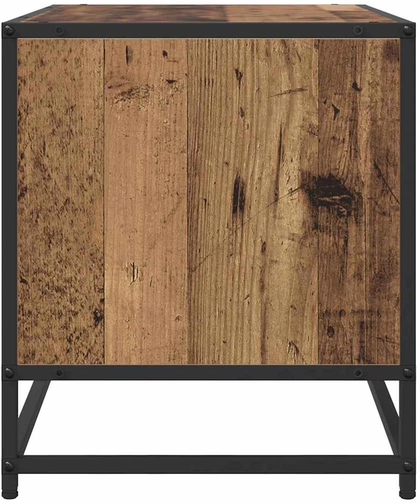 TV staliukas TV vienetai 61 x 40 x 46 cm Senovinis medis Apdirbta mediena