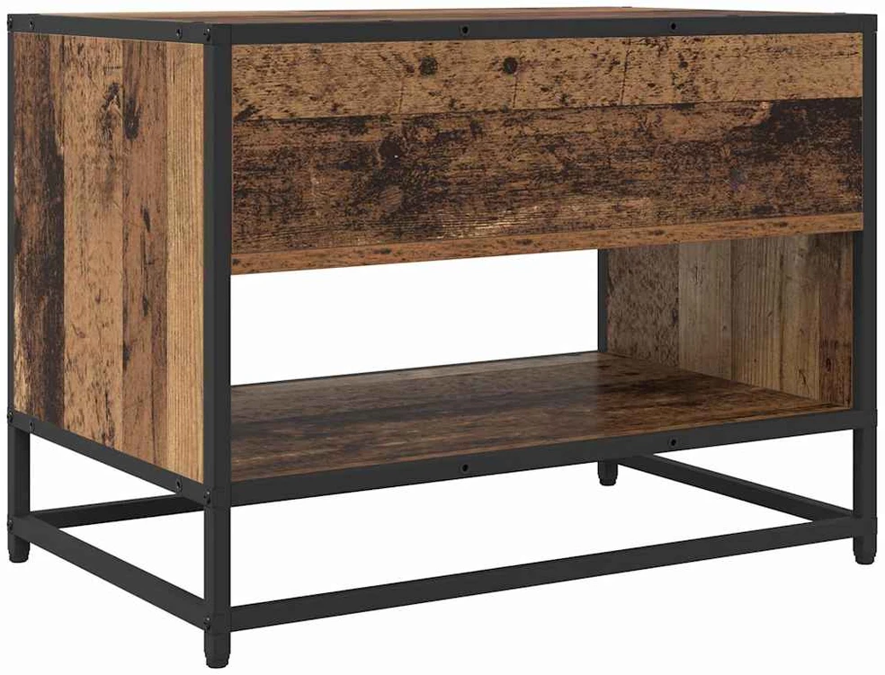 TV staliukas TV vienetai 61 x 40 x 46 cm Senovinis medis Apdirbta mediena