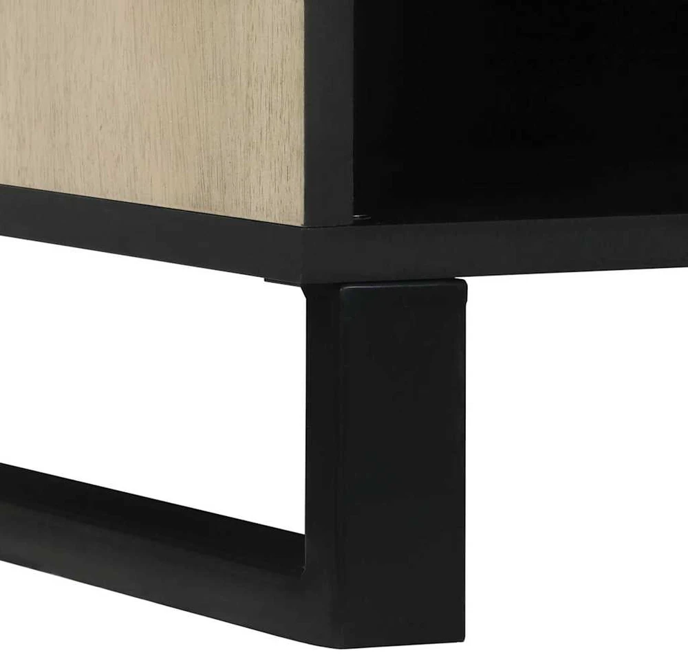 TV vienetai 80 x 33 x 46 cm Balta Apdirbta mediena