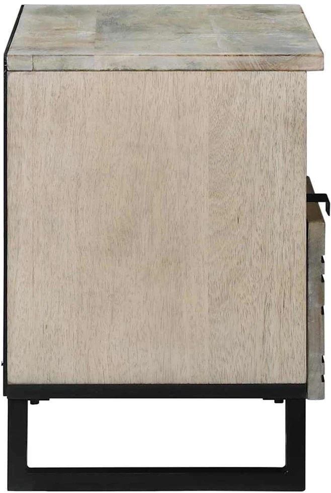 TV vienetai 80 x 33 x 46 cm Balta Apdirbta mediena
