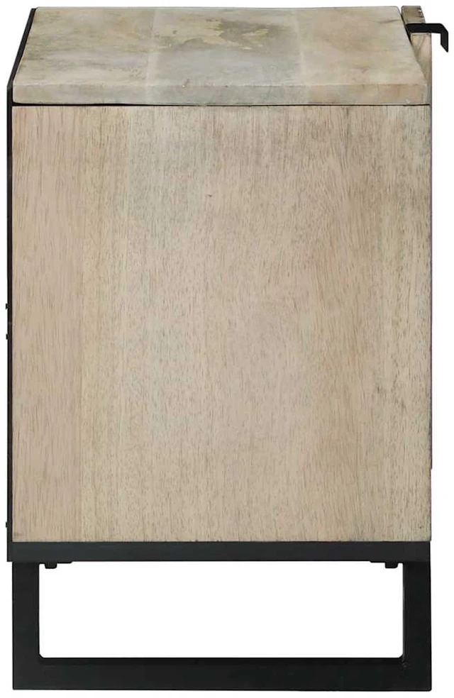 TV vienetai 80 x 33 x 46 cm Balta Apdirbta mediena