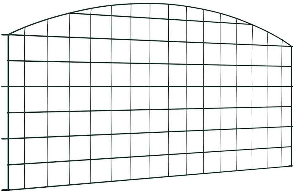Tvenkinio tvoros rinkinys 5 vnt. 100 x 50 cm Plienas Žalia
