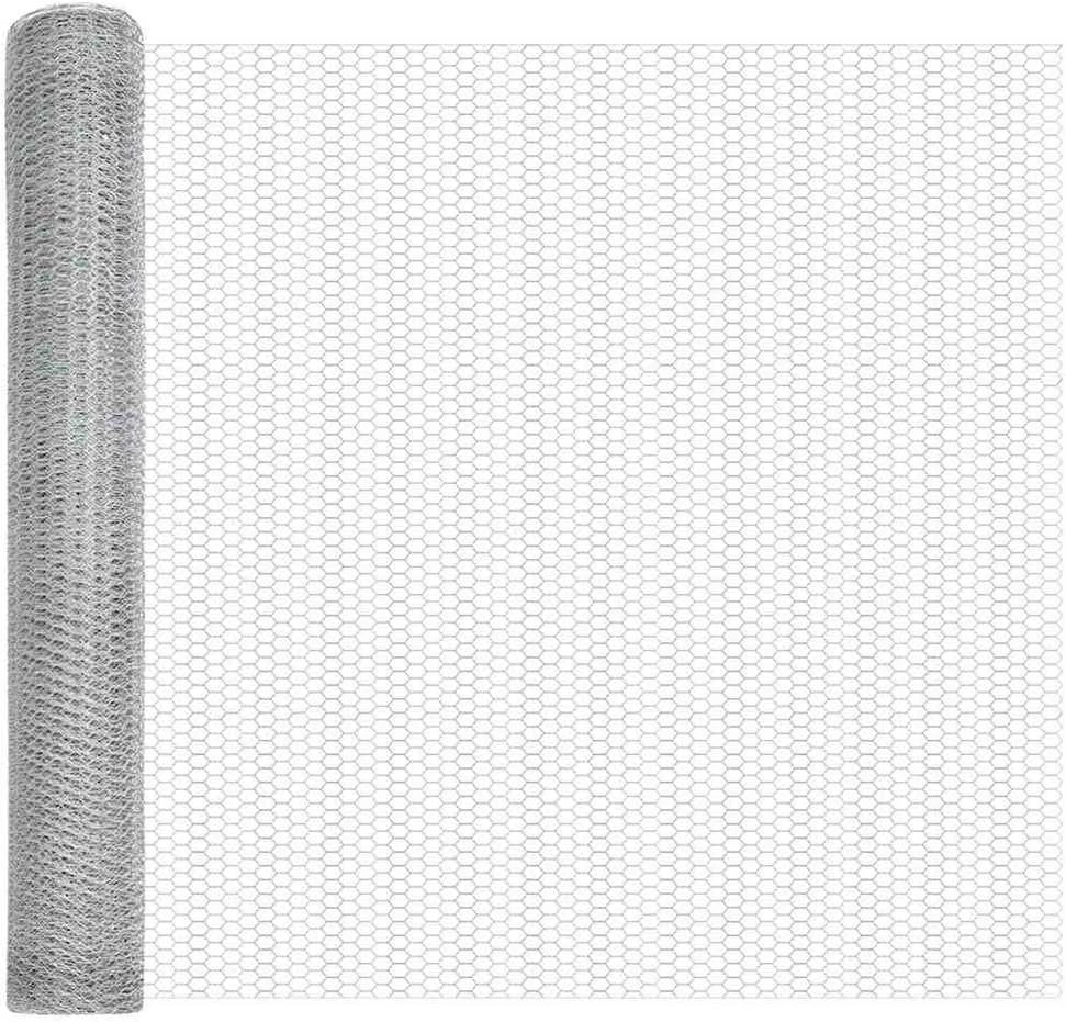 Hexagonal Fence with Post 50 x 1,2 m Galvanizuotas plienas