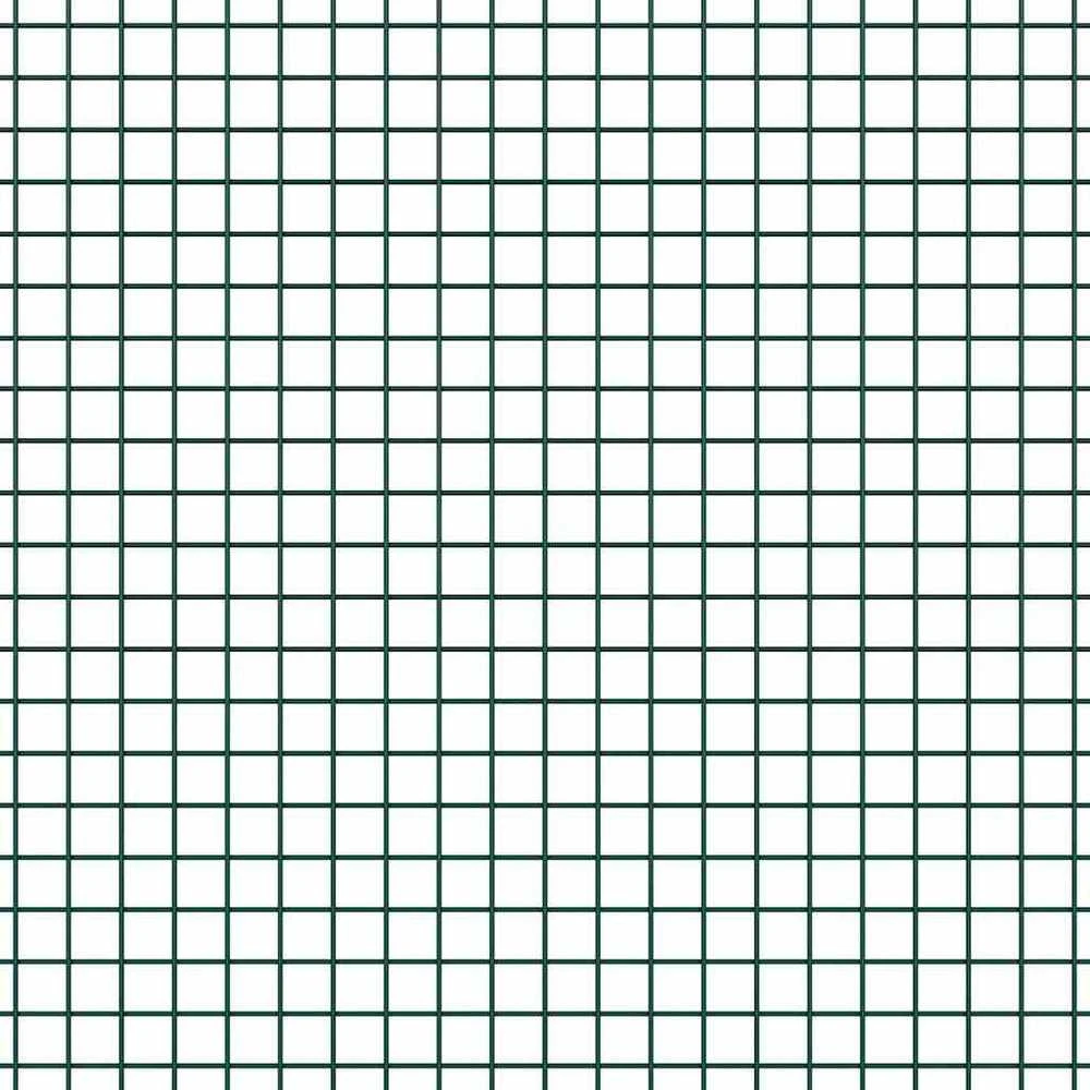 Suvirintas vielinis tvoras su smailiais galais 25 x 1,2 m Žalia