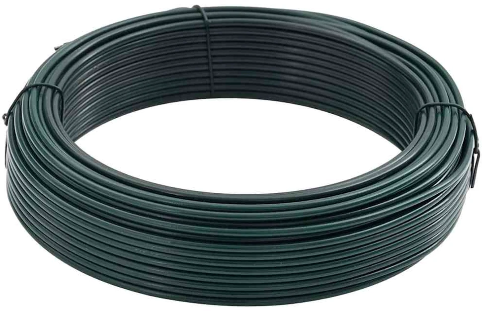 Tvorelių rišimo viela Žalia 33 m PVC