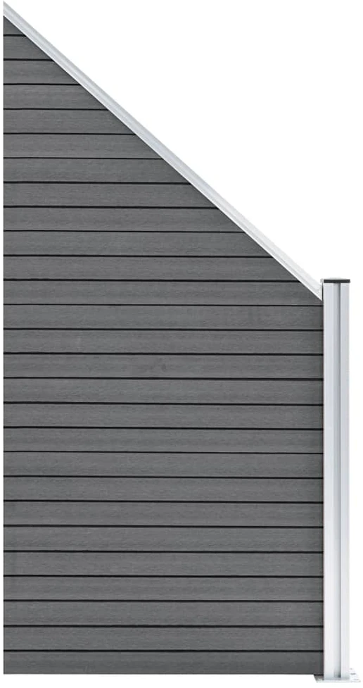 Tvoros rinkinys, pilkos spalvos, 446x186cm, WPC