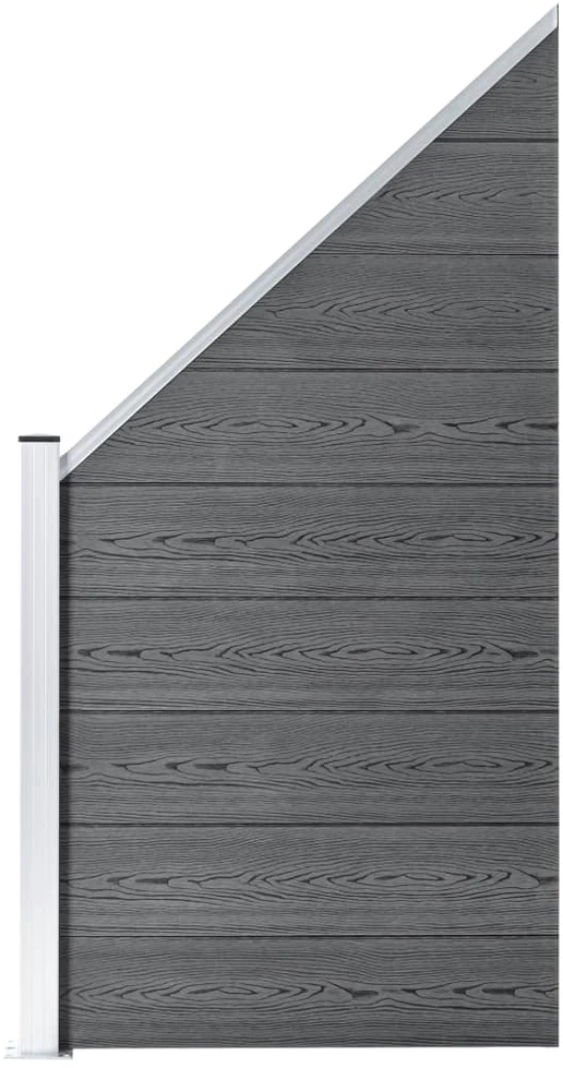 Tvoros rinkinys, pilkos spalvos, 446x186cm, WPC
