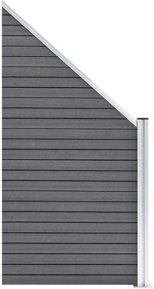 Tvoros rinkinys, pilkos spalvos, 619x186cm, WPC
