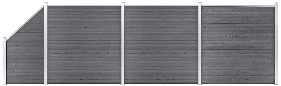 Tvoros rinkinys, pilkos spalvos, 619x186cm, WPC
