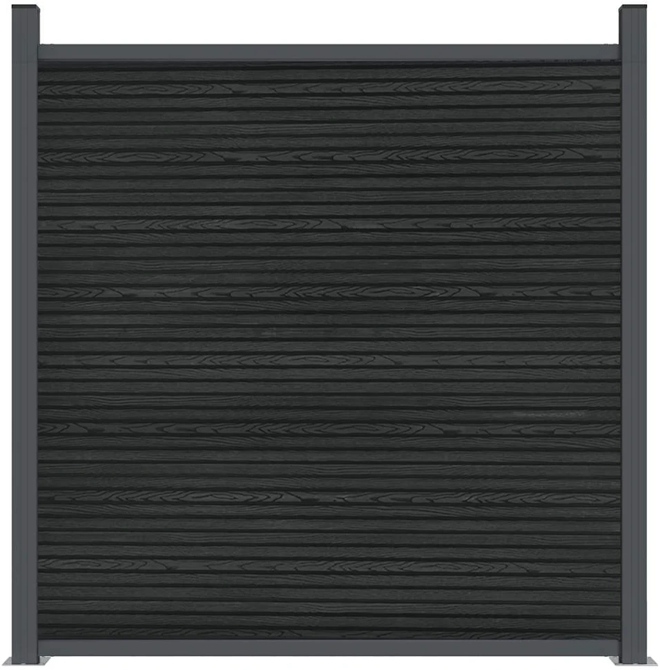 Tvoros segmentas, pilkos spalvos, 1045x186cm, WPC