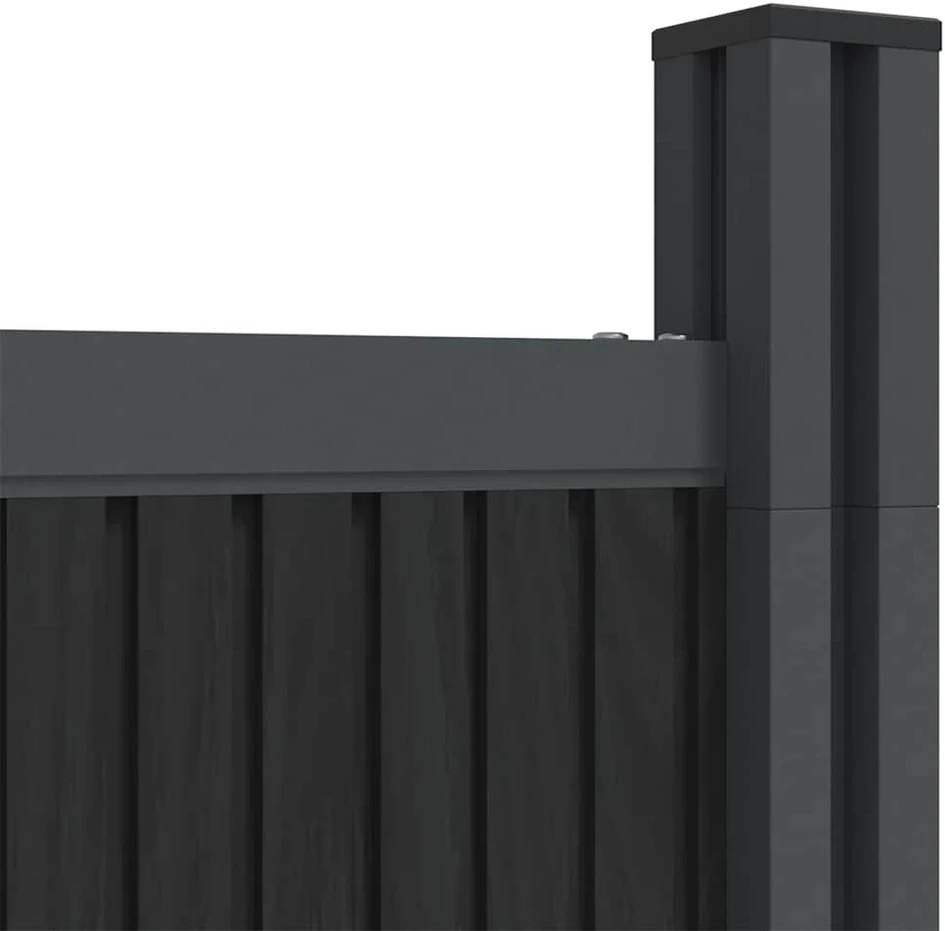 Tvoros segmentas, pilkos spalvos, 1045x186cm, WPC