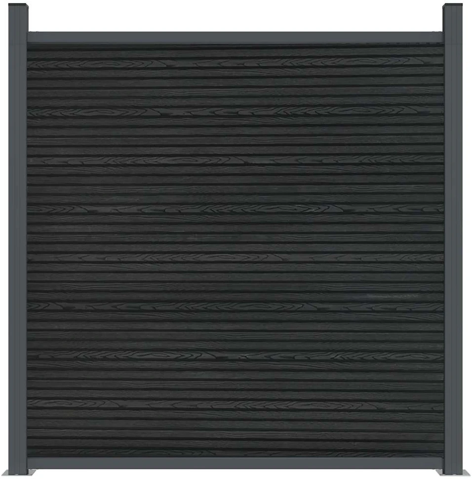 Tvoros segmentas, pilkos spalvos, 1564x186cm, WPC