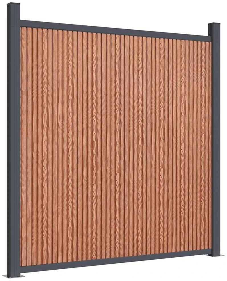 Tvoros segmentas, rudos spalvos, 1045x186cm, WPC
