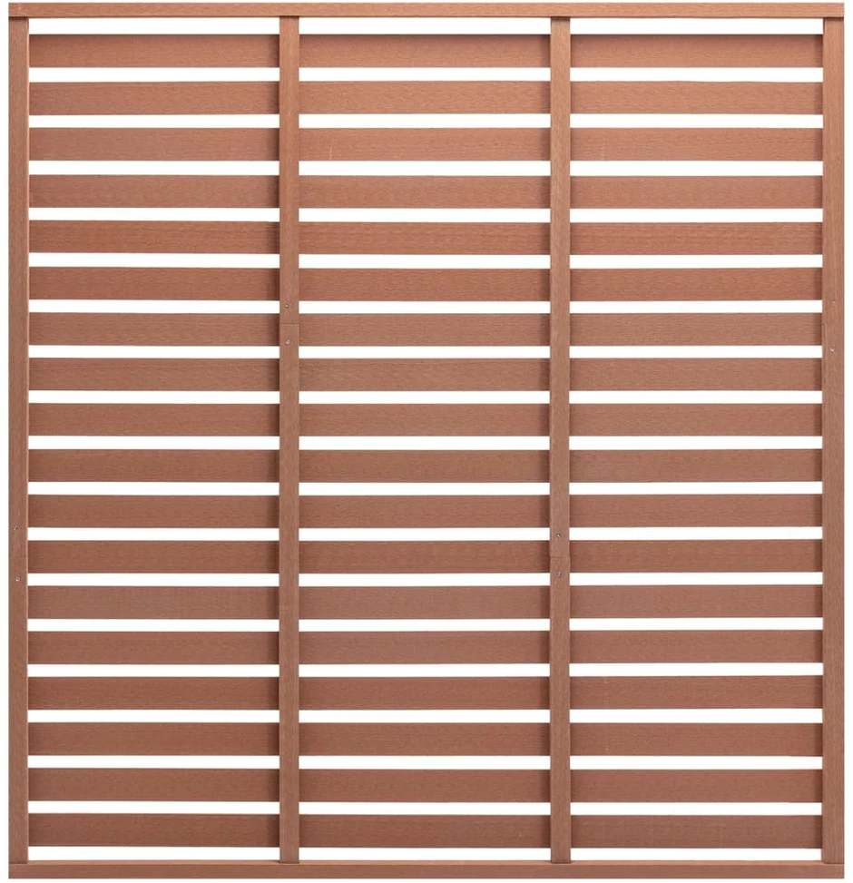 Tvoros segmentas, rudos spalvos, 180x180cm, WPC