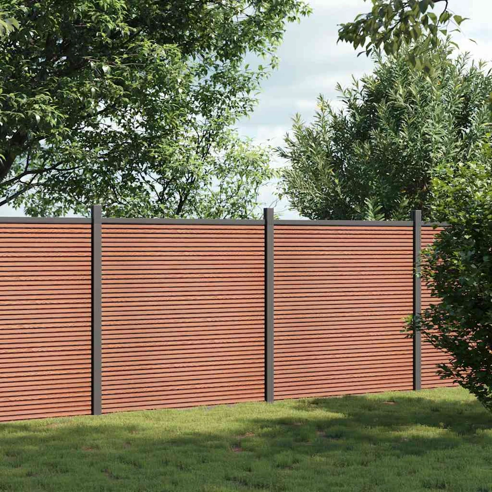 Tvoros segmentas, rudos spalvos, 353x186cm, WPC