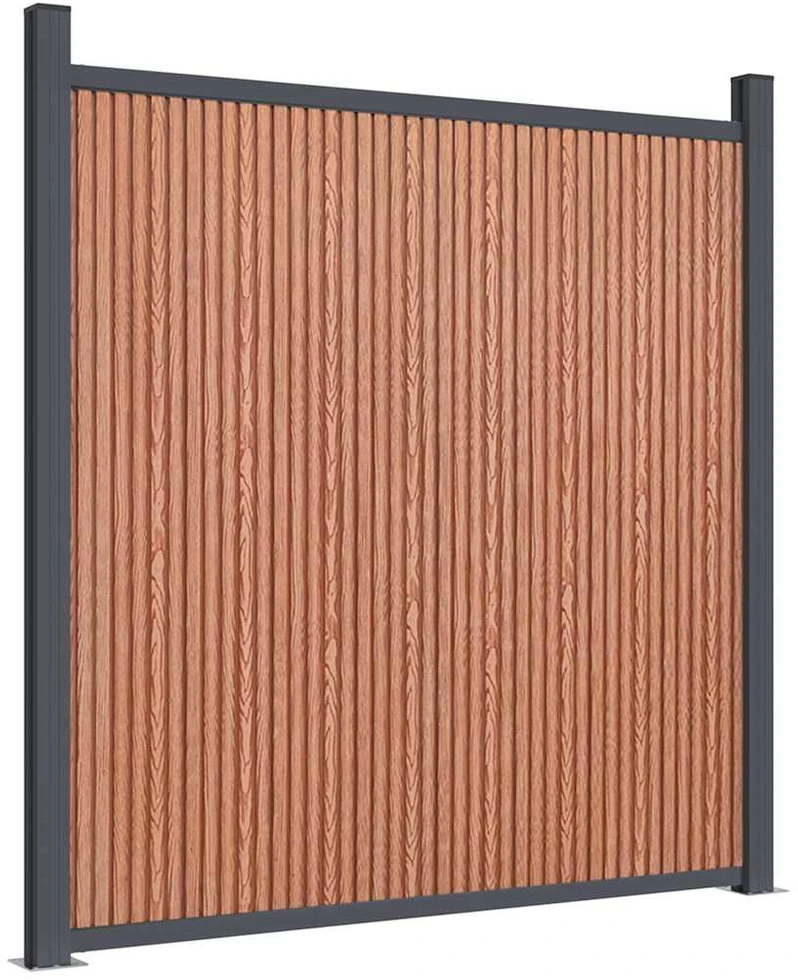 Tvoros segmentas, rudos spalvos, 353x186cm, WPC