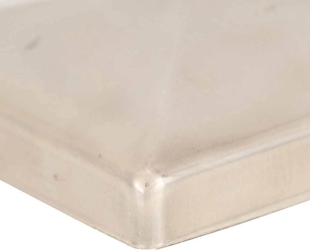 Tvoros stulpų dangteliai, 6vnt., 101x101mm, nerūdijantis plienas
