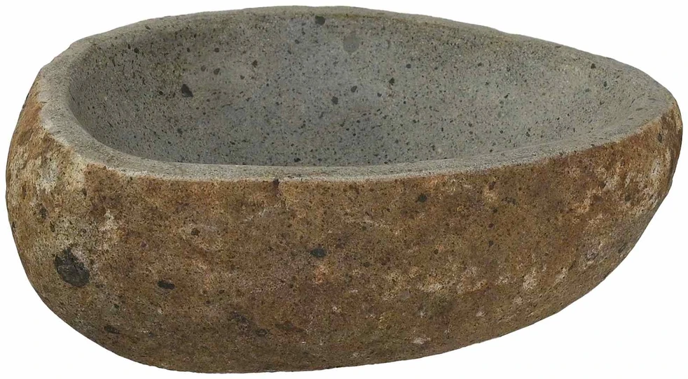 Upių akmens baseinas Šviesiai pilka (30-37) x (25-30) x 12 cm