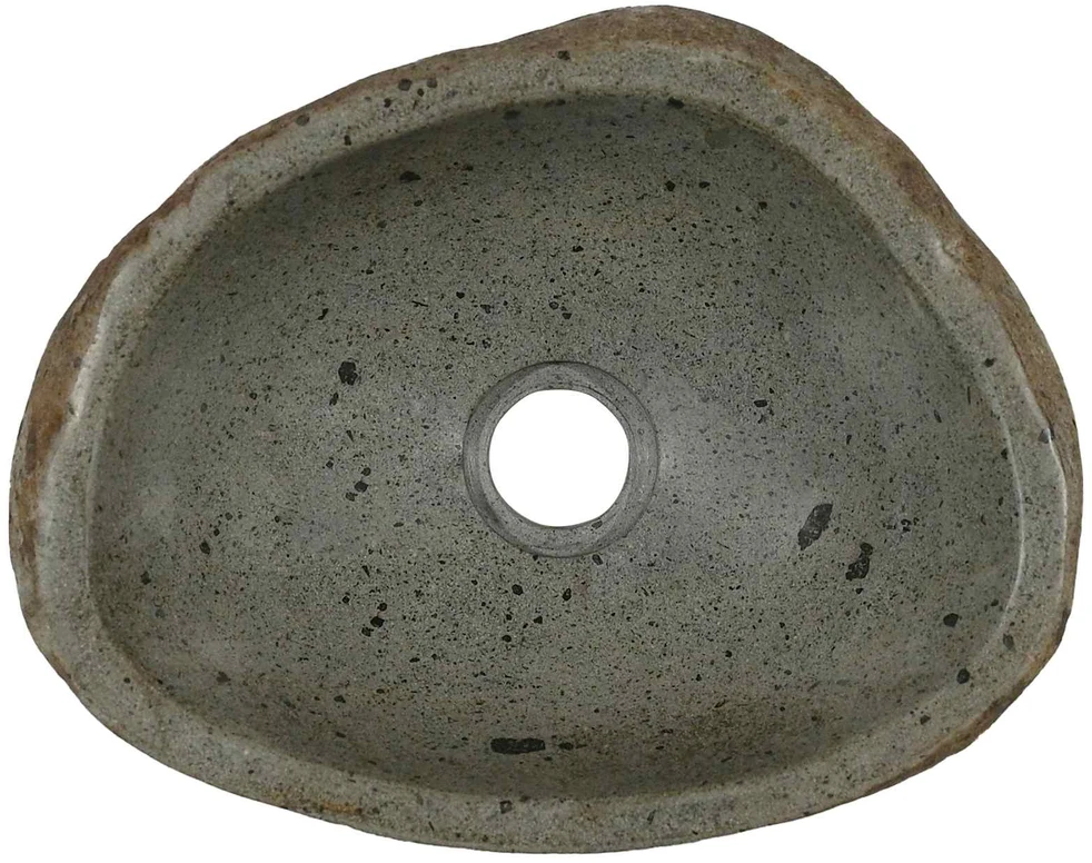 Upių akmens baseinas Šviesiai pilka (30-37) x (25-30) x 12 cm