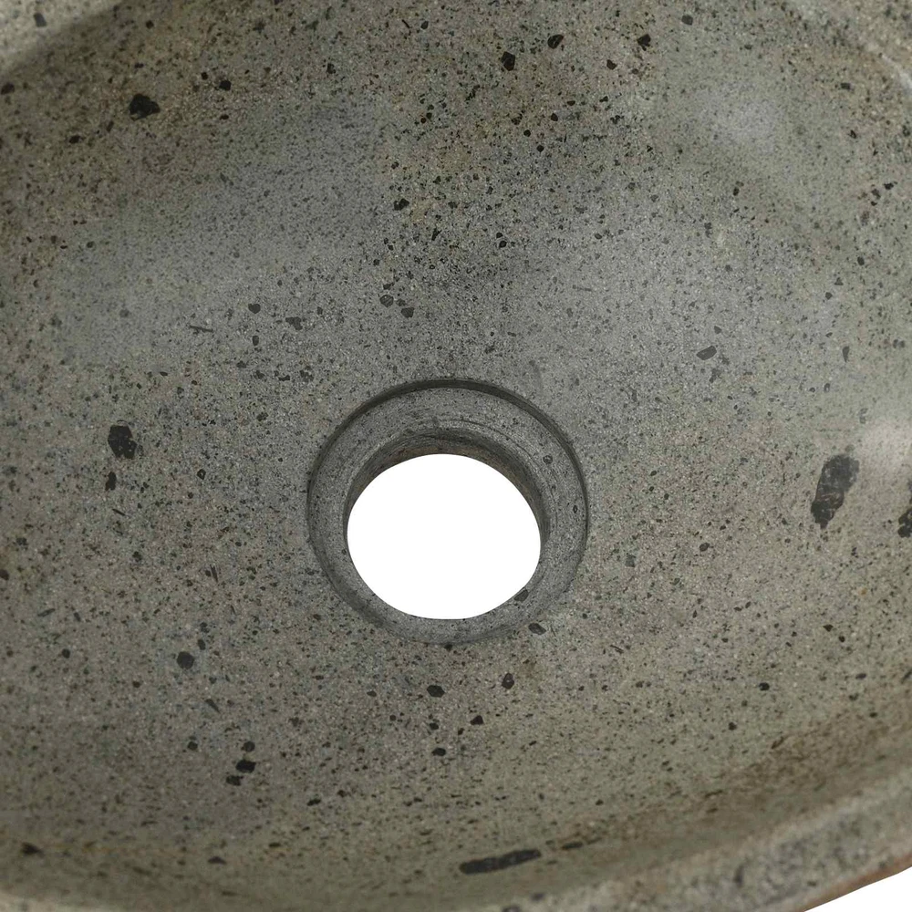 Upių akmens baseinas Šviesiai pilka (30-37) x (25-30) x 12 cm