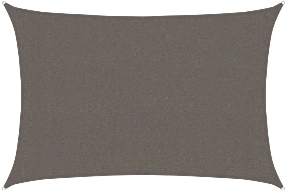 Uždanga nuo saulės, antracito spalvos, 3x4m, HDPE, 160g/m²