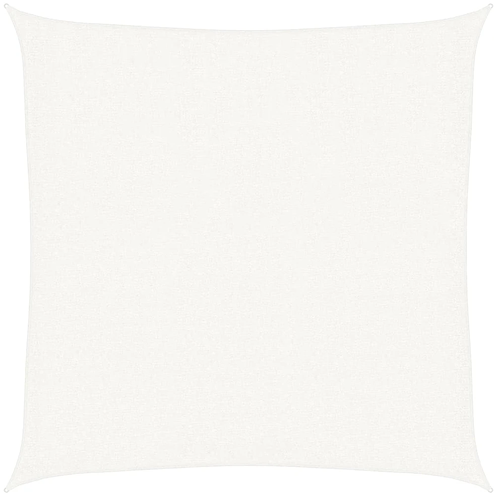 Uždanga nuo saulės, baltos spalvos, 2,5x2,5m, HDPE, 160g/m²