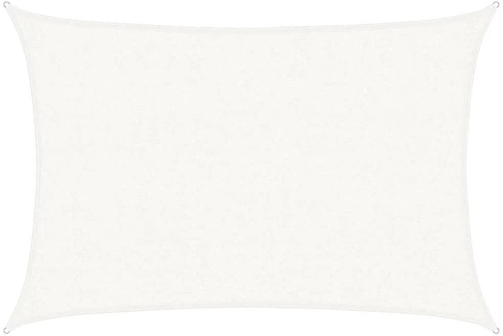 Uždanga nuo saulės, baltos spalvos, 2,5x4m, HDPE, 160g/m²