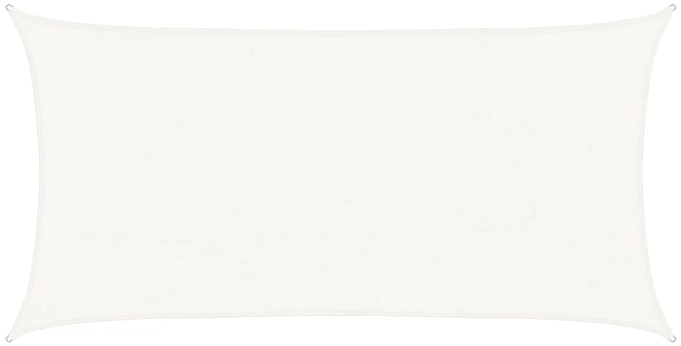 Uždanga nuo saulės, baltos spalvos, 2,5x5m, HDPE, 160g/m²
