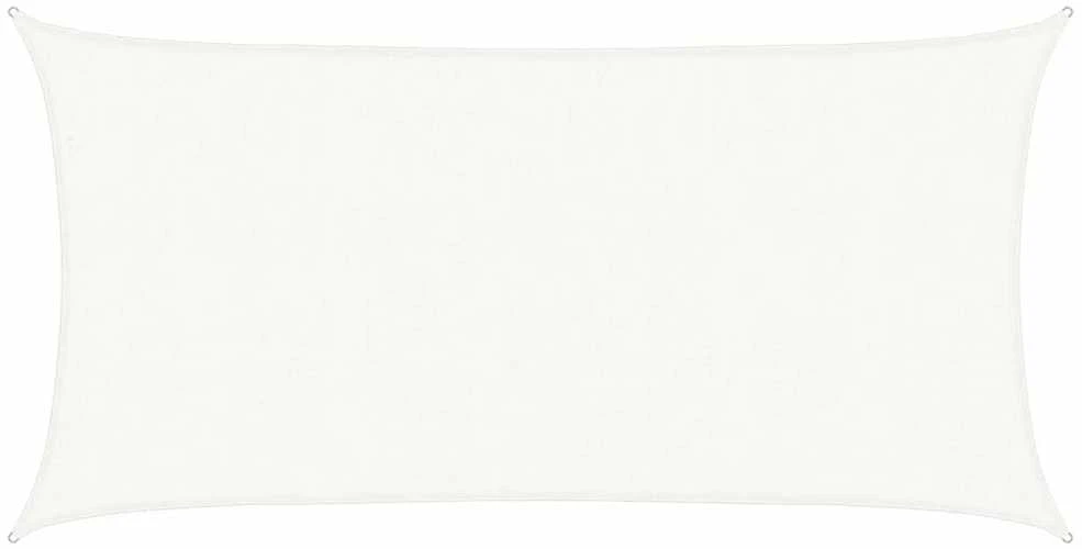 Uždanga nuo saulės, baltos spalvos, 2x3,5m, HDPE, 160g/m²