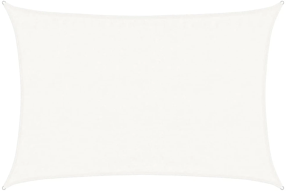 Uždanga nuo saulės, baltos spalvos, 3,5x5m, HDPE, 160g/m²