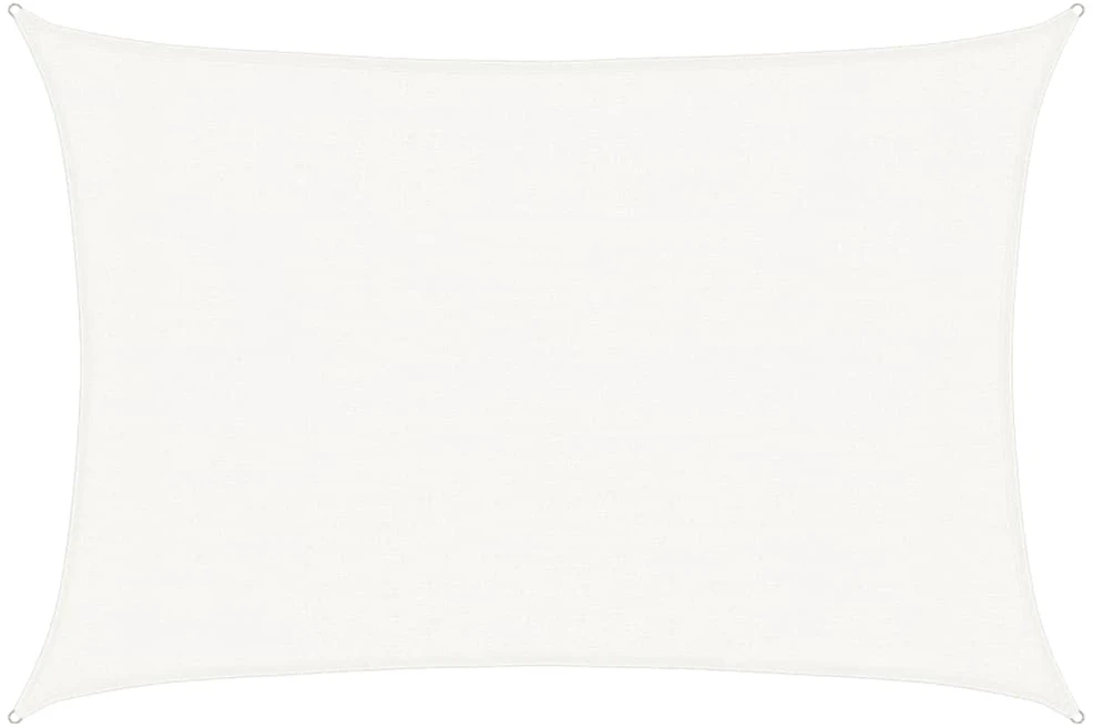 Uždanga nuo saulės, baltos spalvos, 3x4,5m, HDPE, 160g/m²