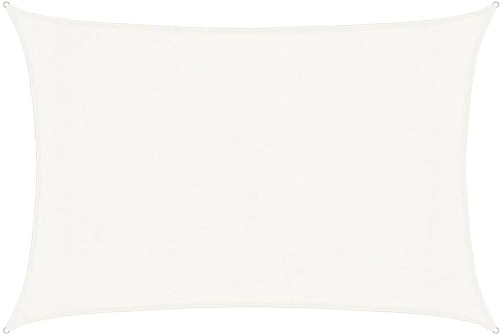 Uždanga nuo saulės, baltos spalvos, 3x5m, HDPE, 160g/m²