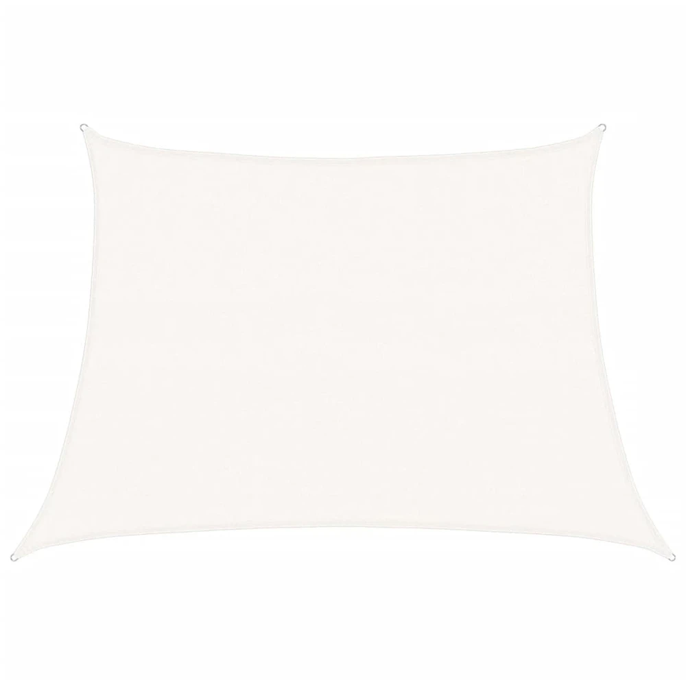 Uždanga nuo saulės, baltos spalvos, 4/5x3m, HDPE, 160g/m²