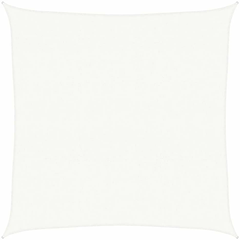 Uždanga nuo saulės, baltos spalvos, 4,5x4,5m, HDPE, 160g/m²