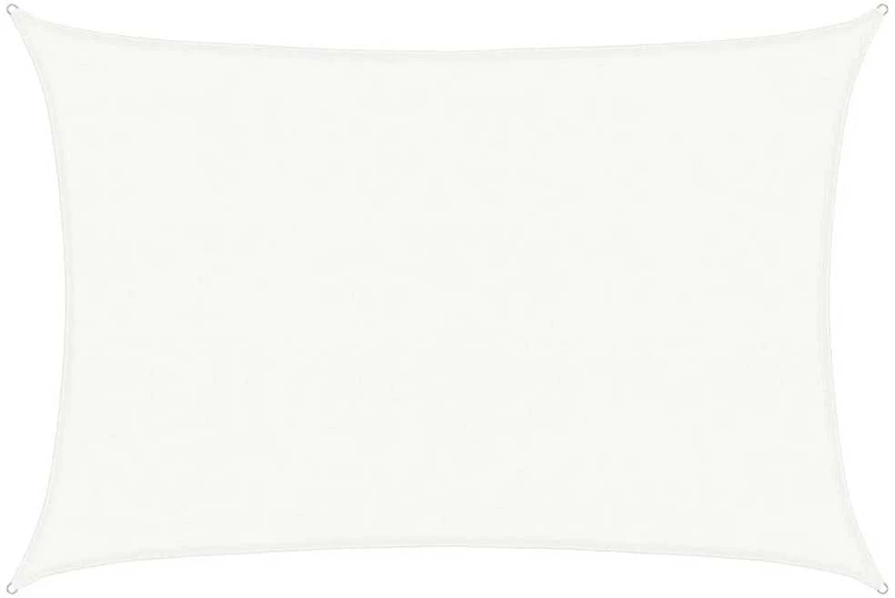 Uždanga nuo saulės, baltos spalvos, 4x5m, HDPE, 160g/m²