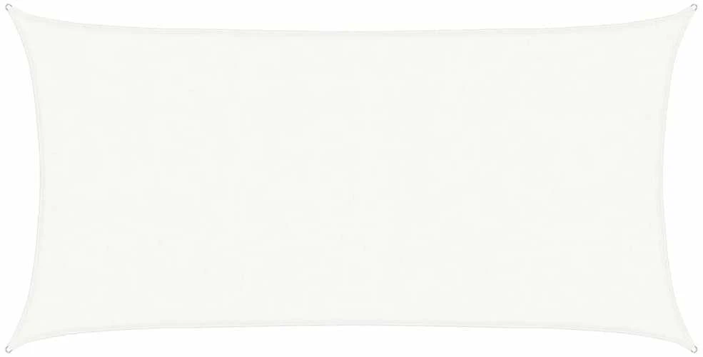 Uždanga nuo saulės, baltos spalvos, 4x7m, HDPE, 160g/m²