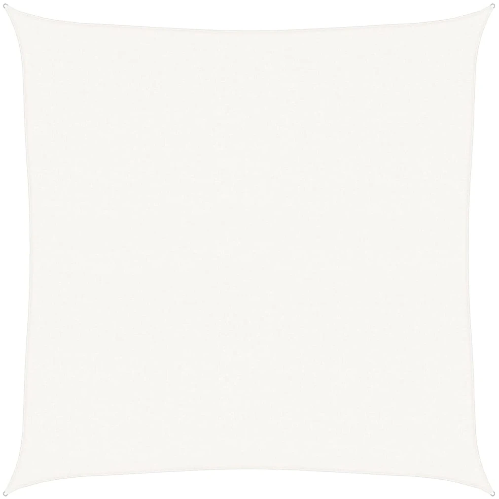 Uždanga nuo saulės, baltos spalvos, 5x5m, HDPE, 160g/m²