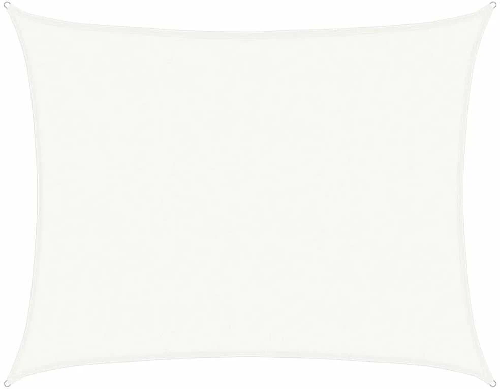 Uždanga nuo saulės, baltos spalvos, 6x7m, HDPE, 160g/m²