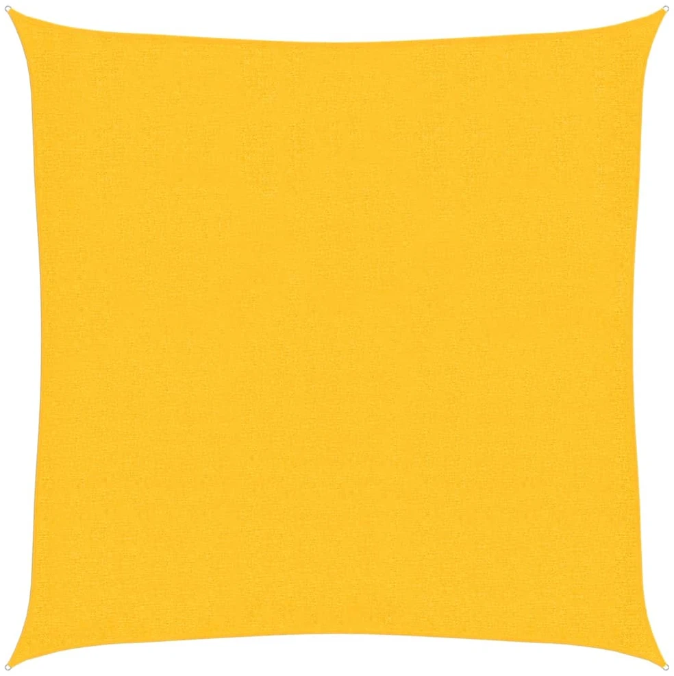 Uždanga nuo saulės, geltonos spalvos, 2,5x2,5m, HDPE, 160g/m²