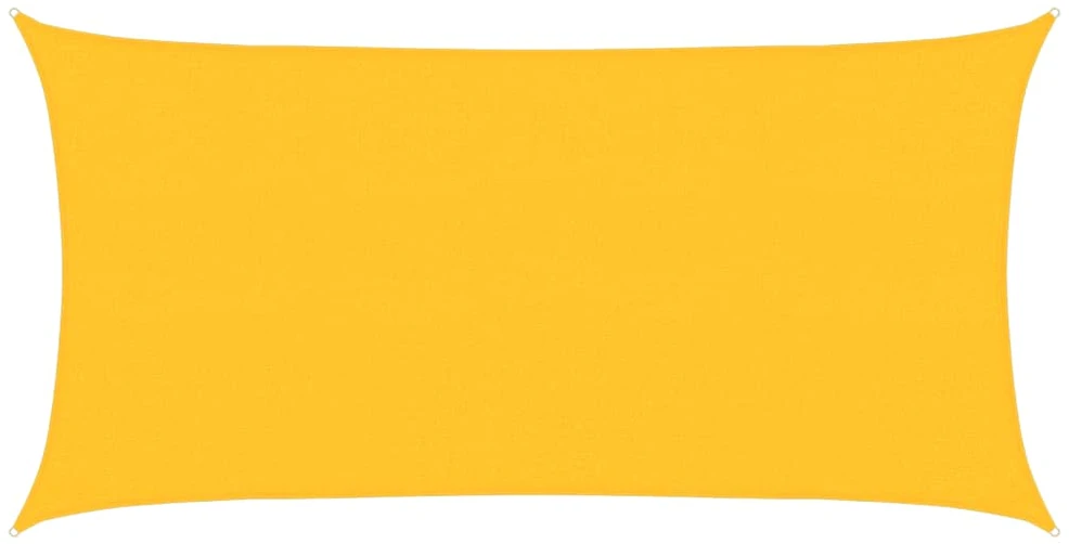 Uždanga nuo saulės, geltonos spalvos, 2,5x5m, HDPE, 160g/m²